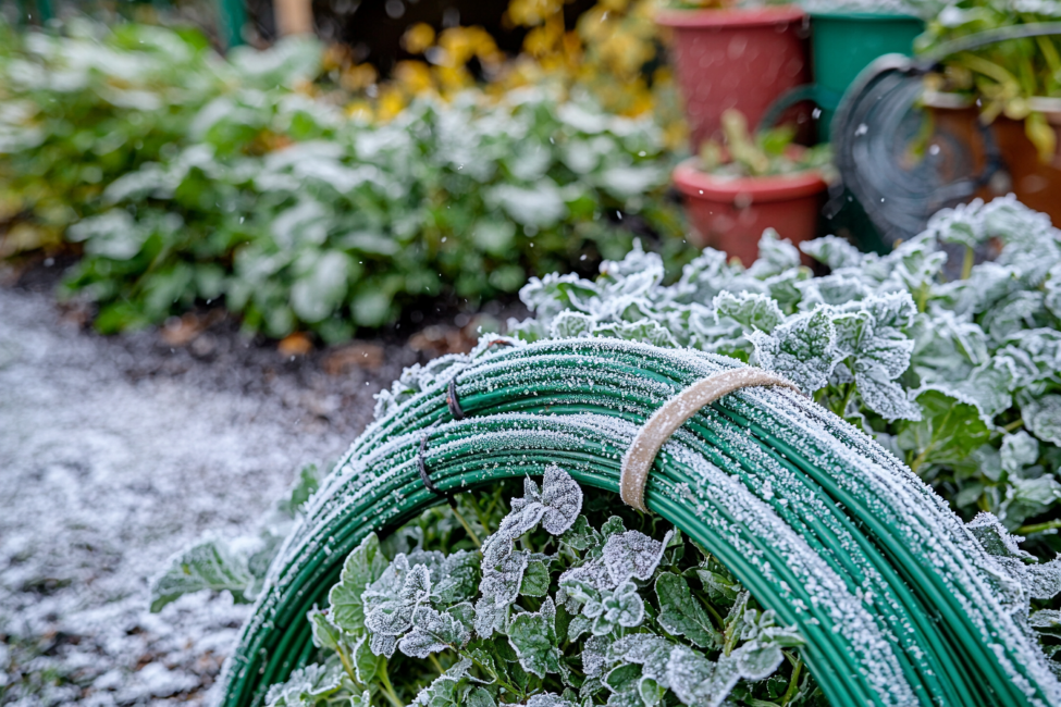 potager gel dangers tuyau eau