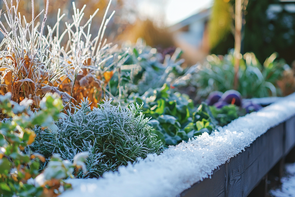 quand le gel arrive au jardin danger