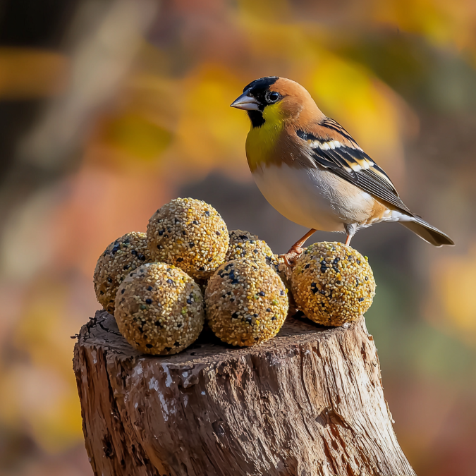 boule de graisse oiseaux