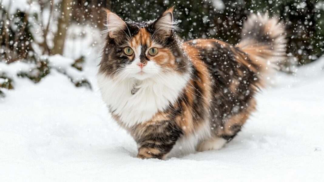 si votre chat ne rentre pas ce soir confectionnez un abri DIY neige jardin