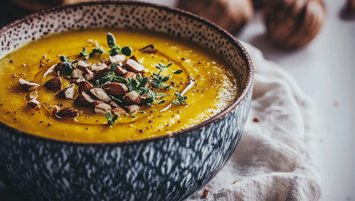 soupe butternut noix torrefiées